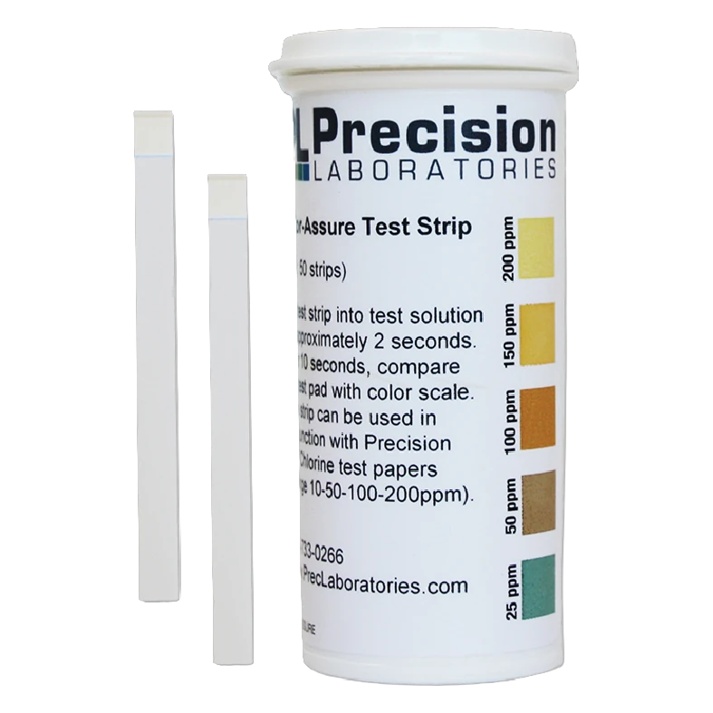 PRECISION Chlorine Test Strips